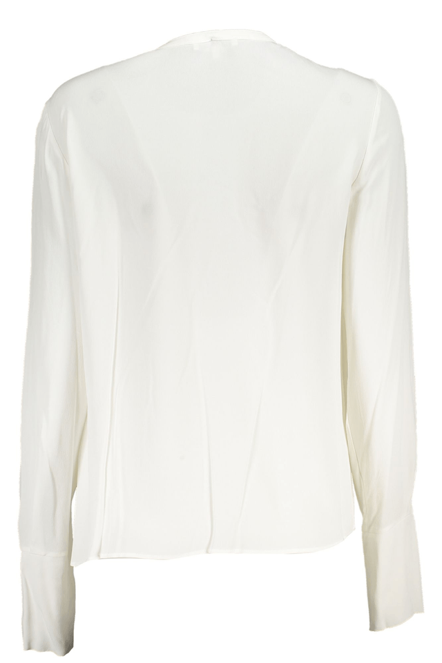 5966PATRIZIA PEPE CAMICIA MANICHE LUNGHE DONNA BIANCO