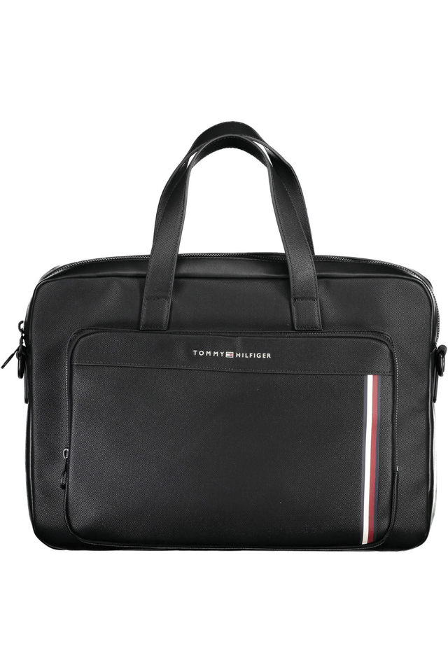 4479TOMMY HILFIGER CARTELLA UOMO NERO