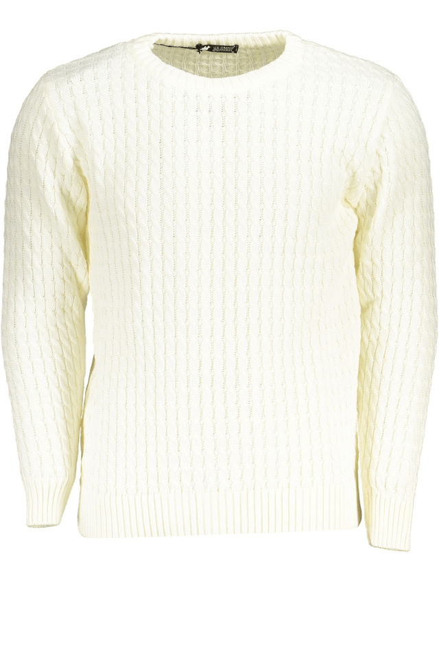 6040U.S. GRAND POLO MAGLIONE UOMO BIANCO