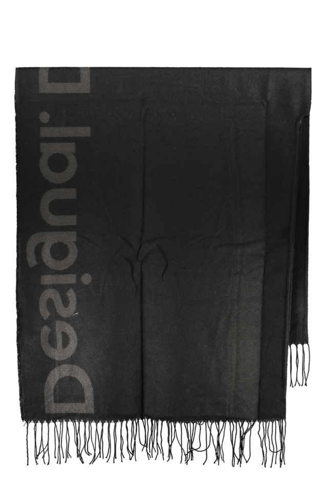 5557DESIGUAL PONCHO DONNA NERO