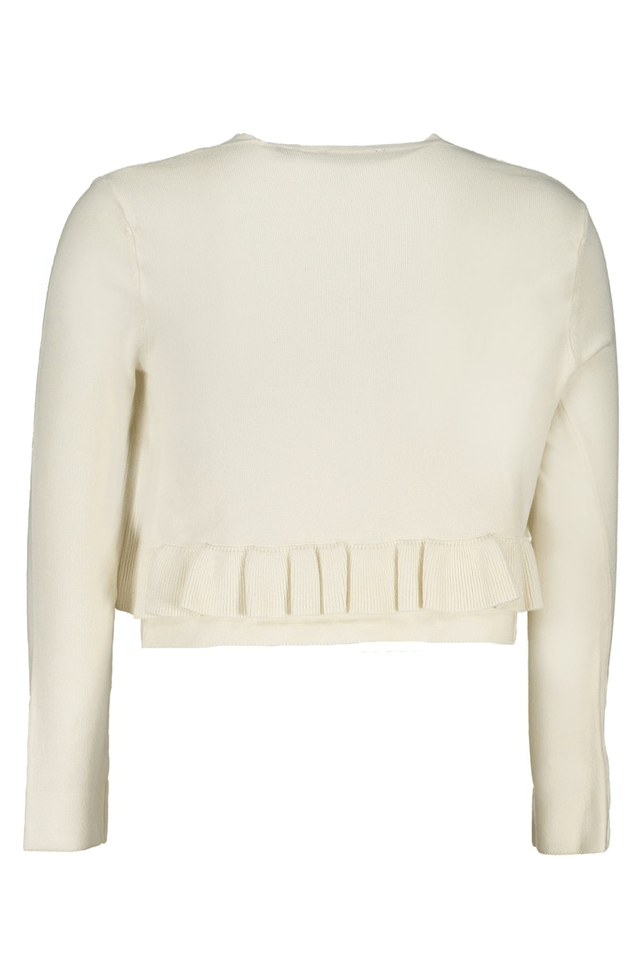 8129GUESS JEANS CARDIGAN BAMBINA BIANCO