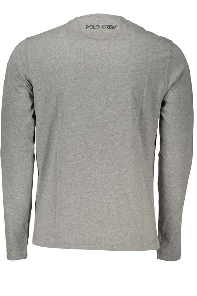 6949LA MARTINA T-SHIRT MANICHE LUNGHE UOMO GRIGIO