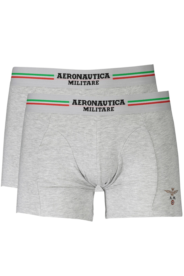 497AERONAUTICA MILITARE BOXER UOMO GRIGIO