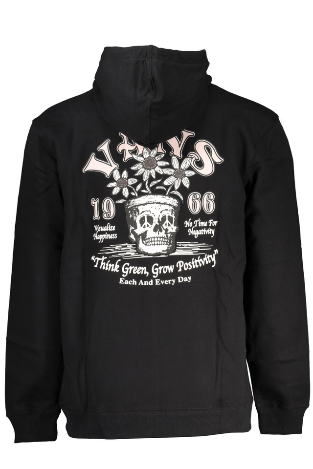 5852VANS FELPA SENZA ZIP UOMO NERO