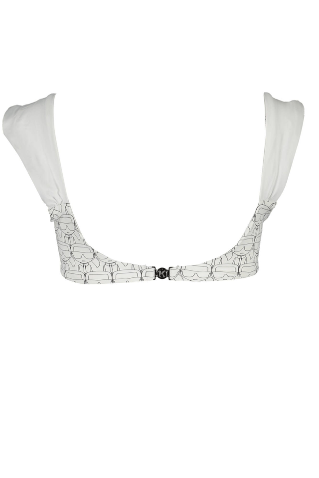 1354KARL LAGERFELD COSTUME PARTE SOPRA DONNA BIANCO