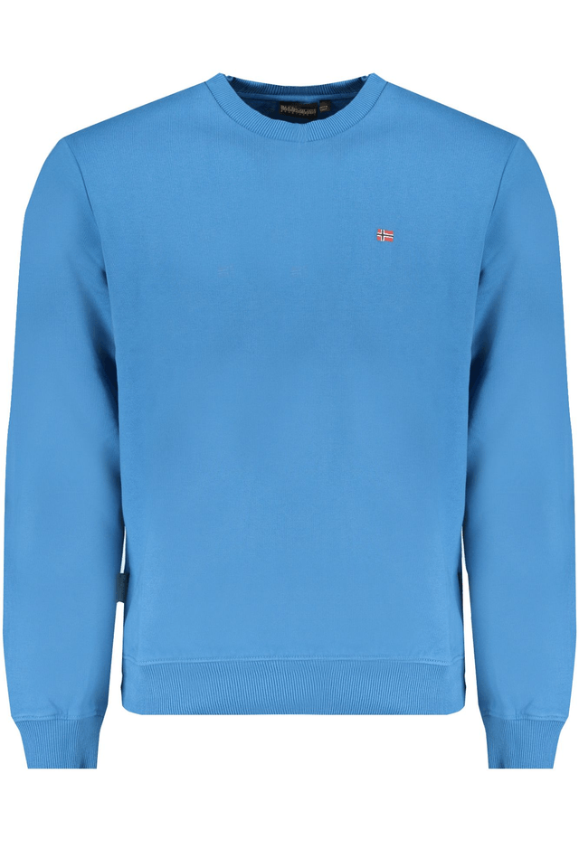 9926NAPAPIJRI FELPA SENZA ZIP UOMO BLU