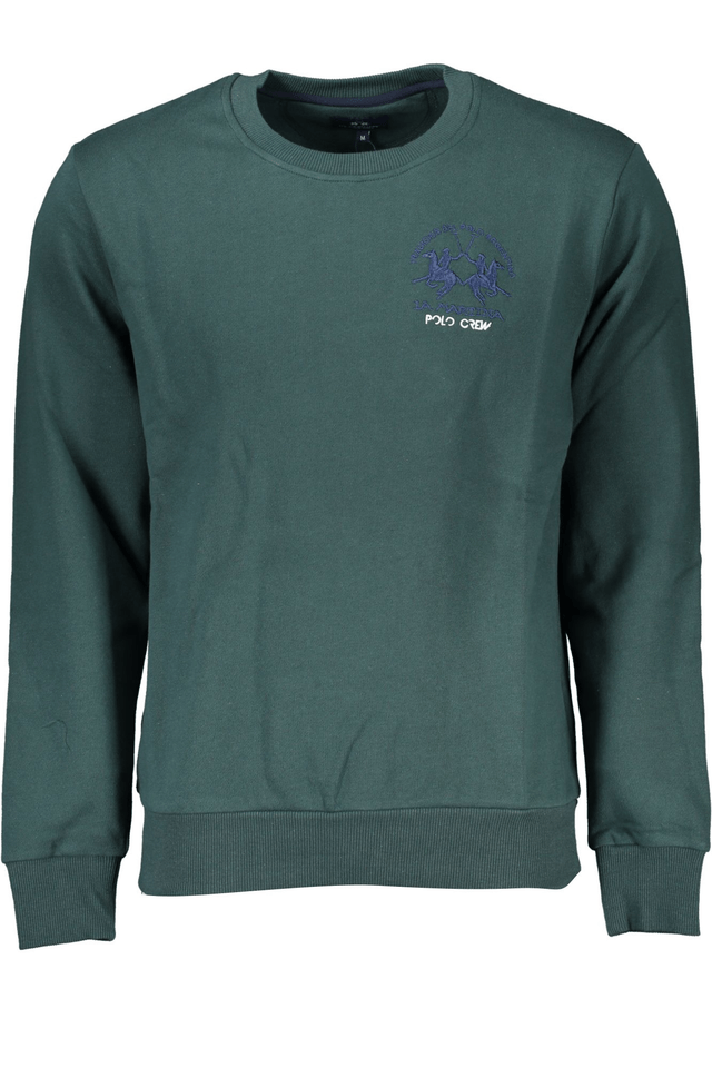 6941LA MARTINA FELPA SENZA ZIP UOMO VERDE