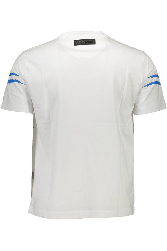 1204PLEIN SPORT T-SHIRT MANICHE CORTE UOMO BIANCO