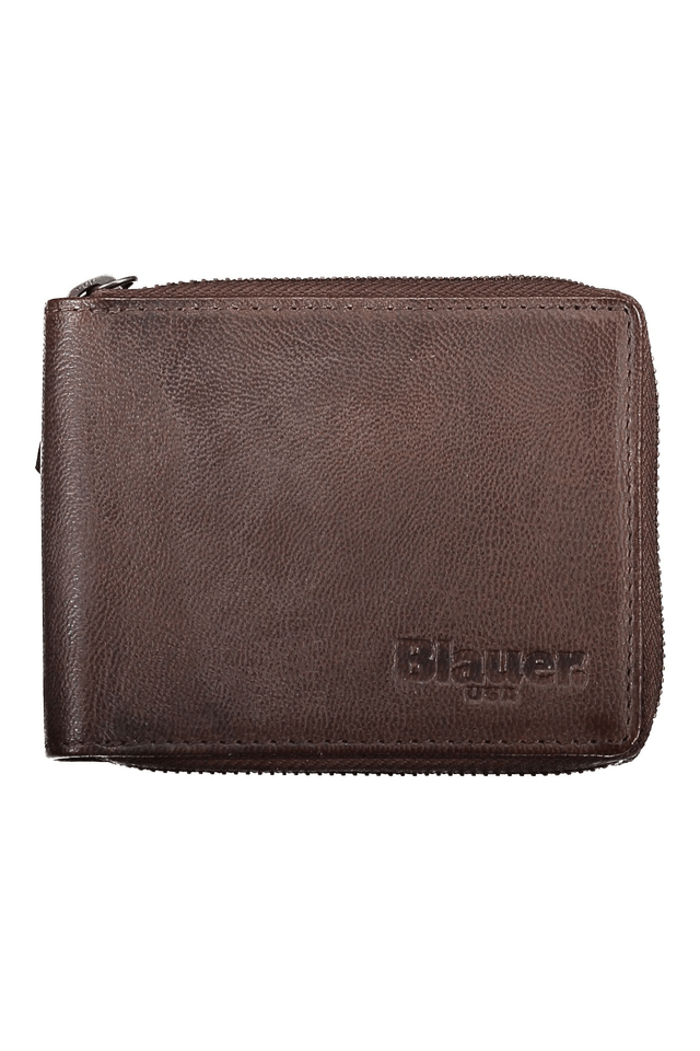 7242BLAUER PORTAFOGLIO UOMO MARRONE