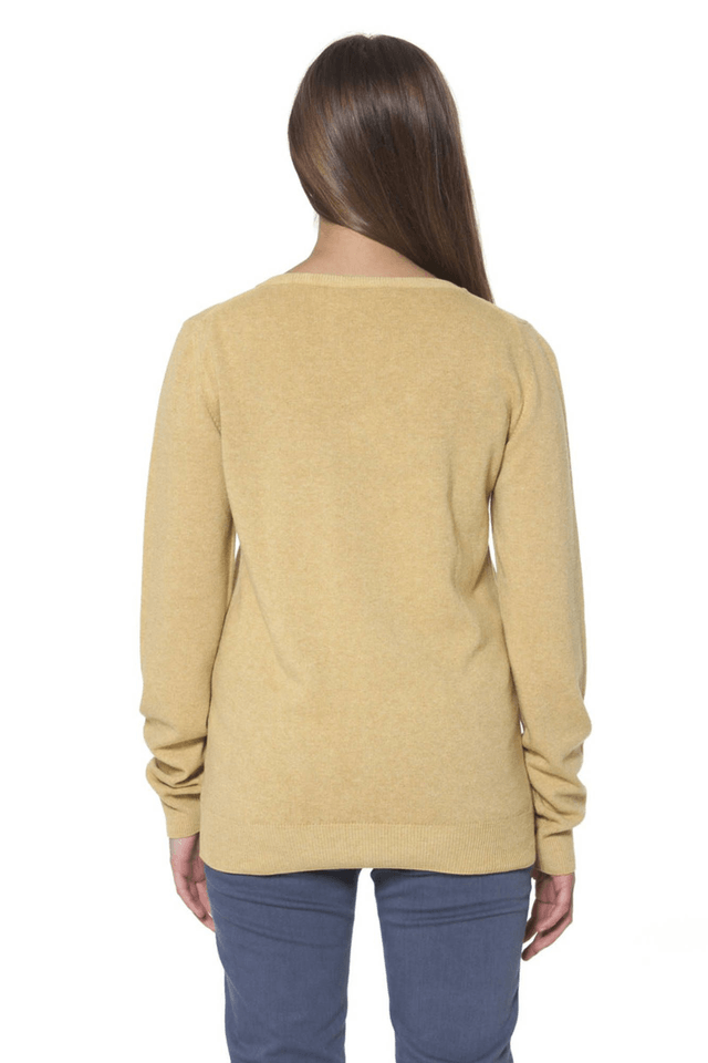 829FRED PERRY CARDIGAN DONNA GIALLO