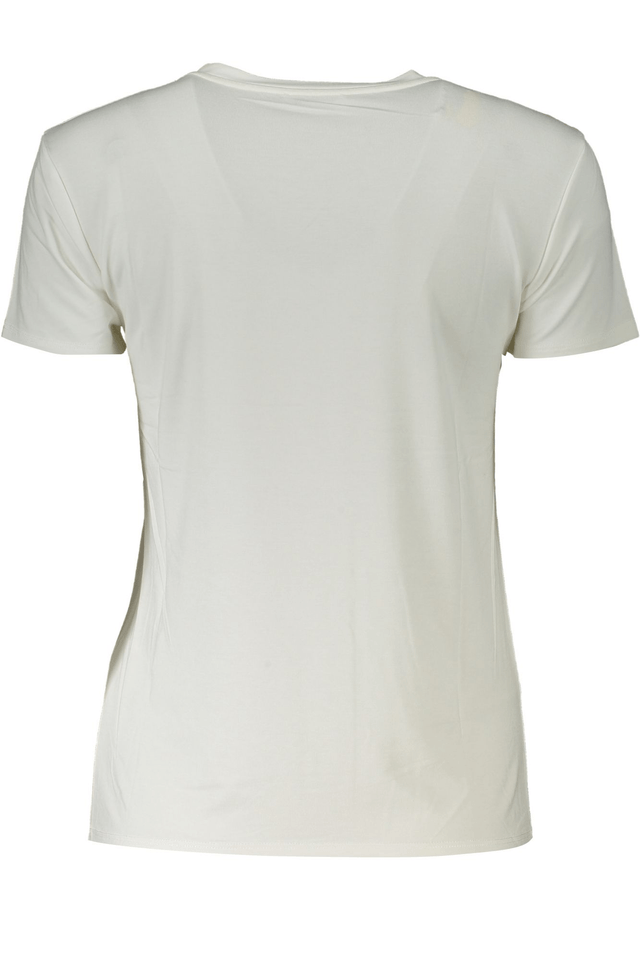 7671PATRIZIA PEPE T-SHIRT MANICHE CORTE DONNA BIANCO