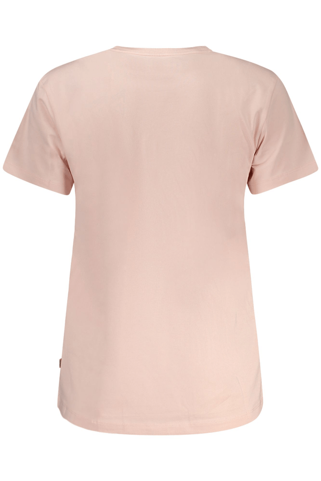 10618GUESS JEANS T-SHIRT MANICHE CORTE DONNA ROSA