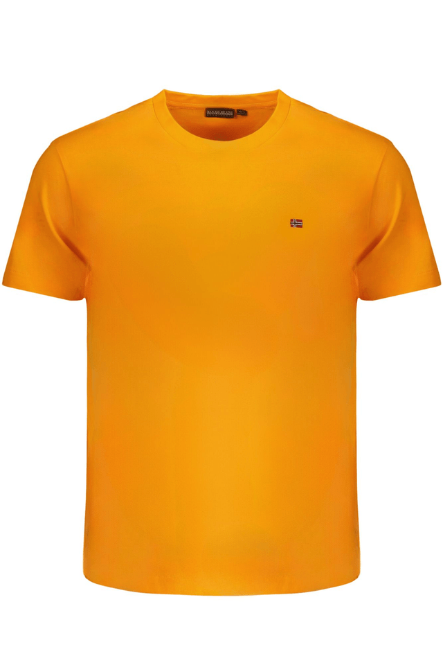 9962NAPAPIJRI T-SHIRT MANICHE CORTE UOMO ARANCIO