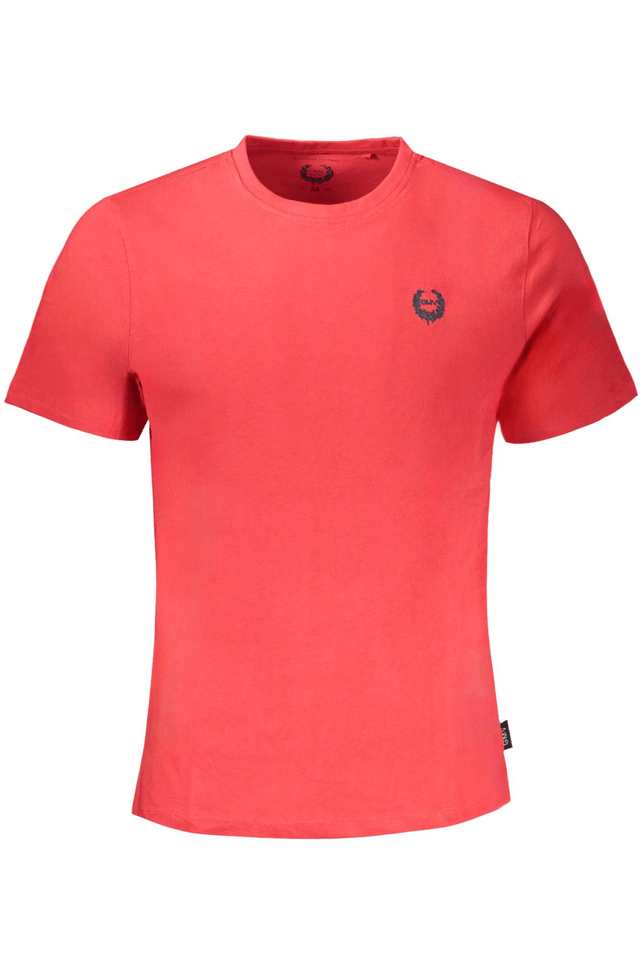 9604GIAN MARCO VENTURI T-SHIRT MANICHE CORTE UOMO ROSSO