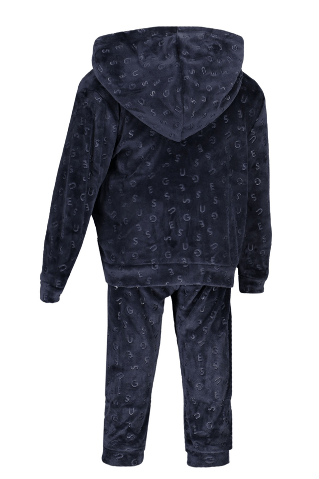 8118GUESS JEANS FELPA CON ZIP BAMBINO BLU