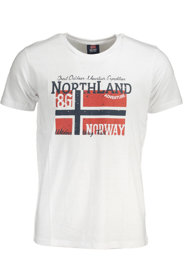 3952NORWAY 1963 T-SHIRT MANICHE CORTE UOMO BIANCO