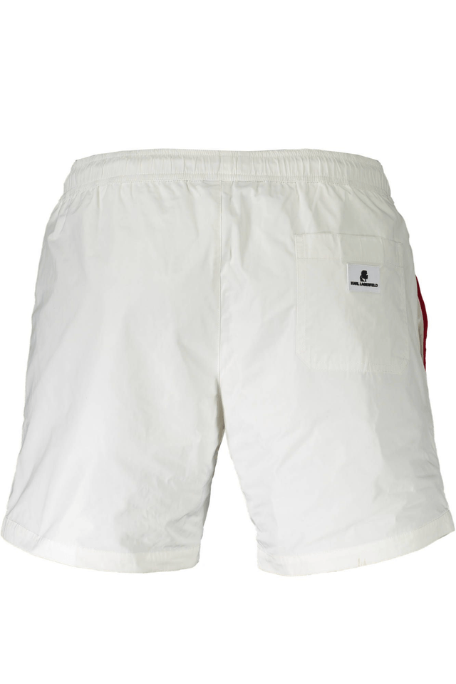1774KARL LAGERFELD BEACHWEAR COSTUME PARTE SOTTO UOMO BIANCO
