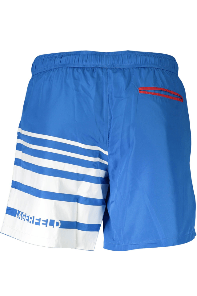3299KARL LAGERFELD BEACHWEAR COSTUME PARTE SOTTO UOMO AZZURRO