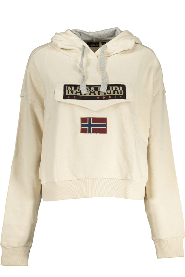 7791NAPAPIJRI FELPA SENZA ZIP DONNA BEIGE