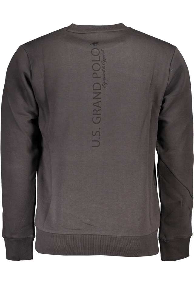 7353U.S. GRAND POLO FELPA SENZA ZIP UOMO GRIGIO