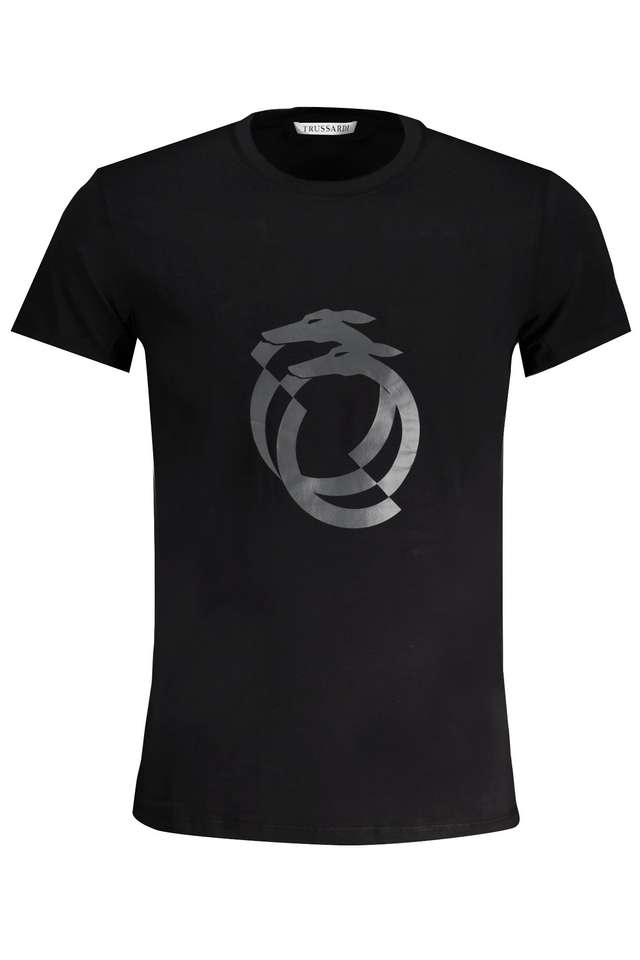 8885TRUSSARDI T-SHIRT MANICHE CORTE UOMO NERO
