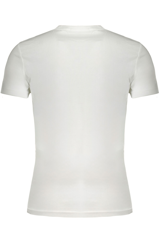 9754CALVIN KLEIN T-SHIRT MANICHE CORTE UOMO BIANCO
