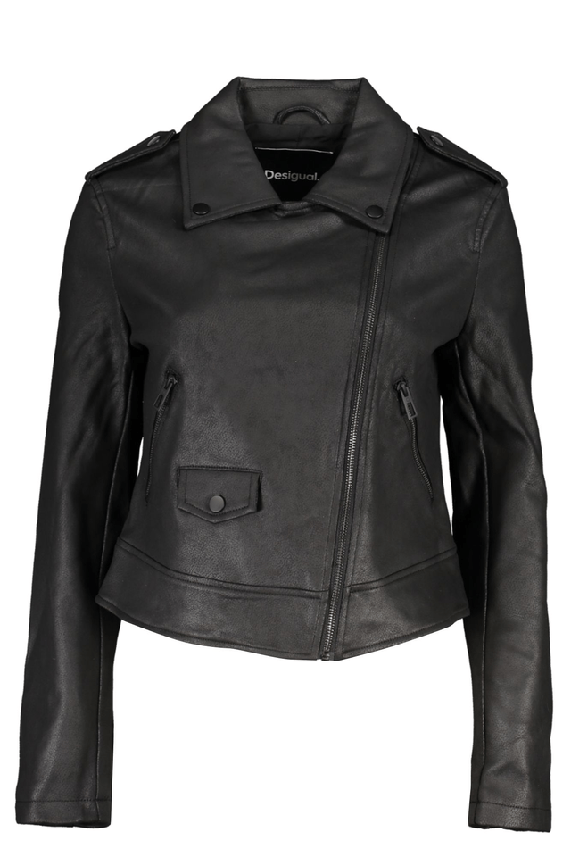 5544DESIGUAL GIACCA SPORTIVA DONNA NERO