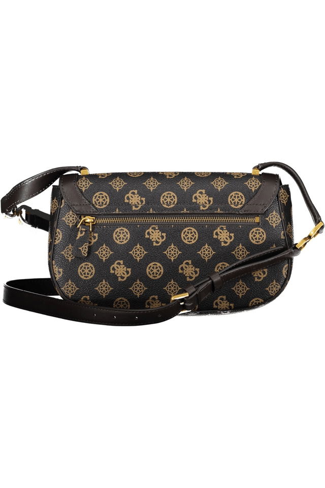 6853GUESS JEANS BORSA DONNA MARRONE