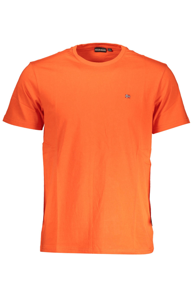 3448NAPAPIJRI T-SHIRT MANICHE CORTE UOMO ROSSO