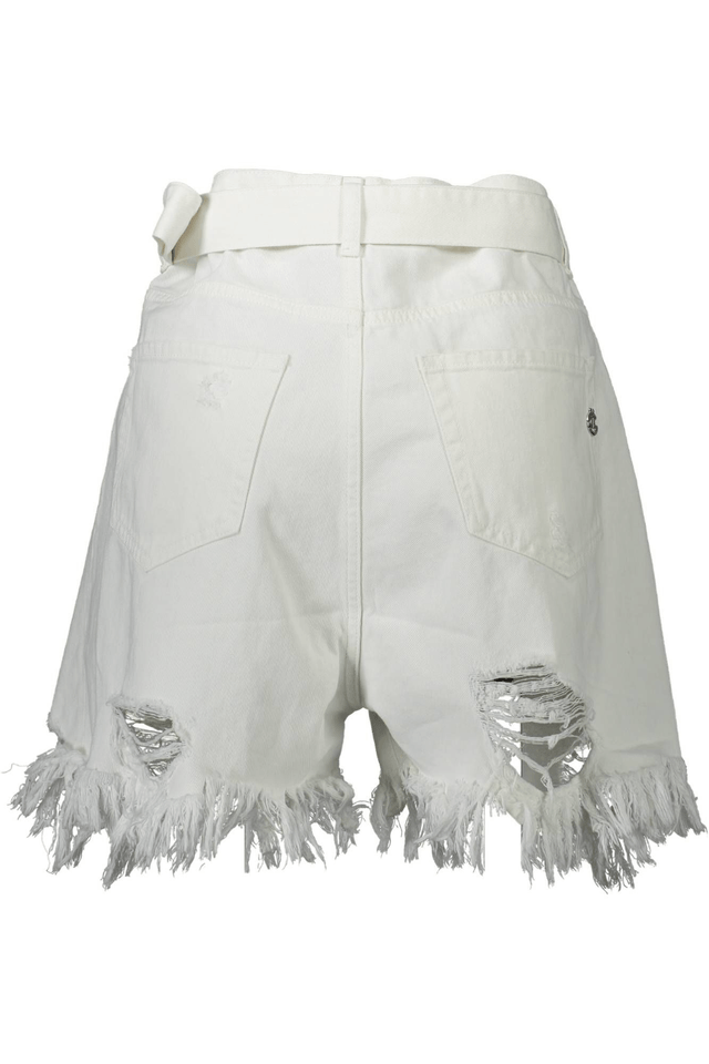 526GAELLE PARIS PANTALONE SHORT DONNA BIANCO