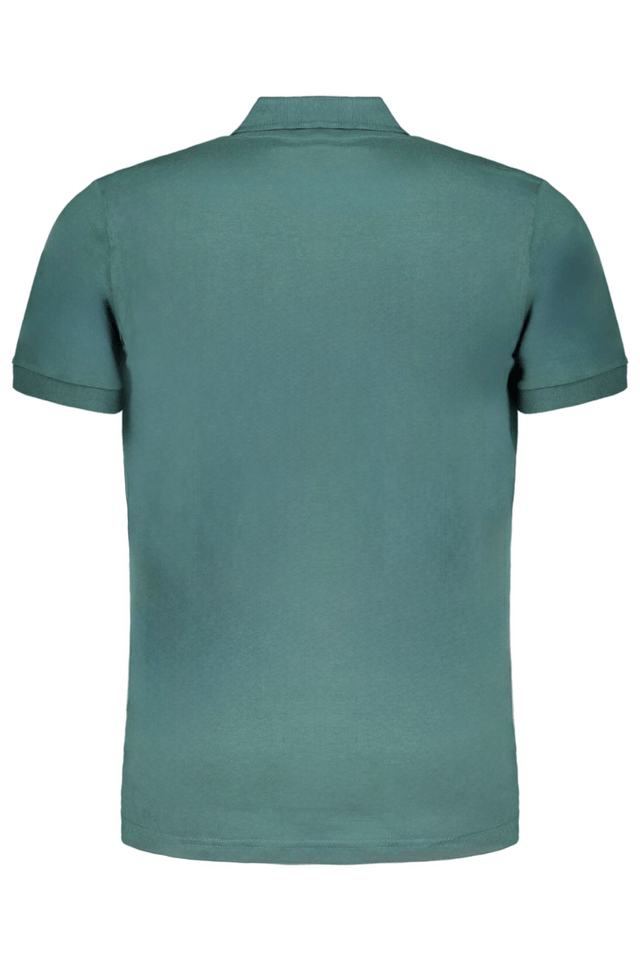 9626GIAN MARCO VENTURI POLO MANICHE CORTE UOMO VERDE