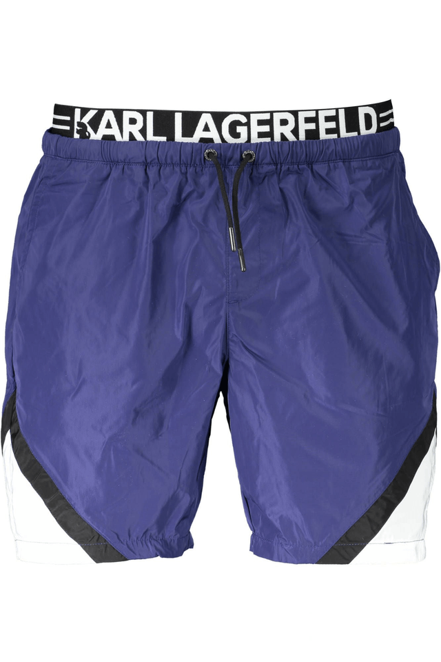 619KARL LAGERFELD BEACHWEAR COSTUME PARTE SOTTO UOMO BLU
