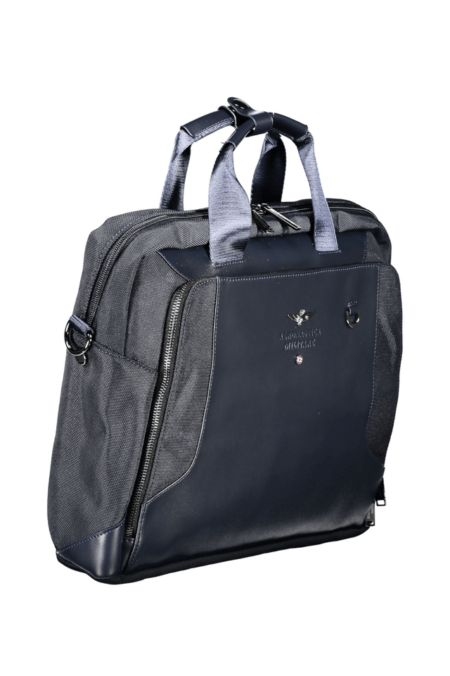6738AERONAUTICA MILITARE CARTELLA UOMO BLU