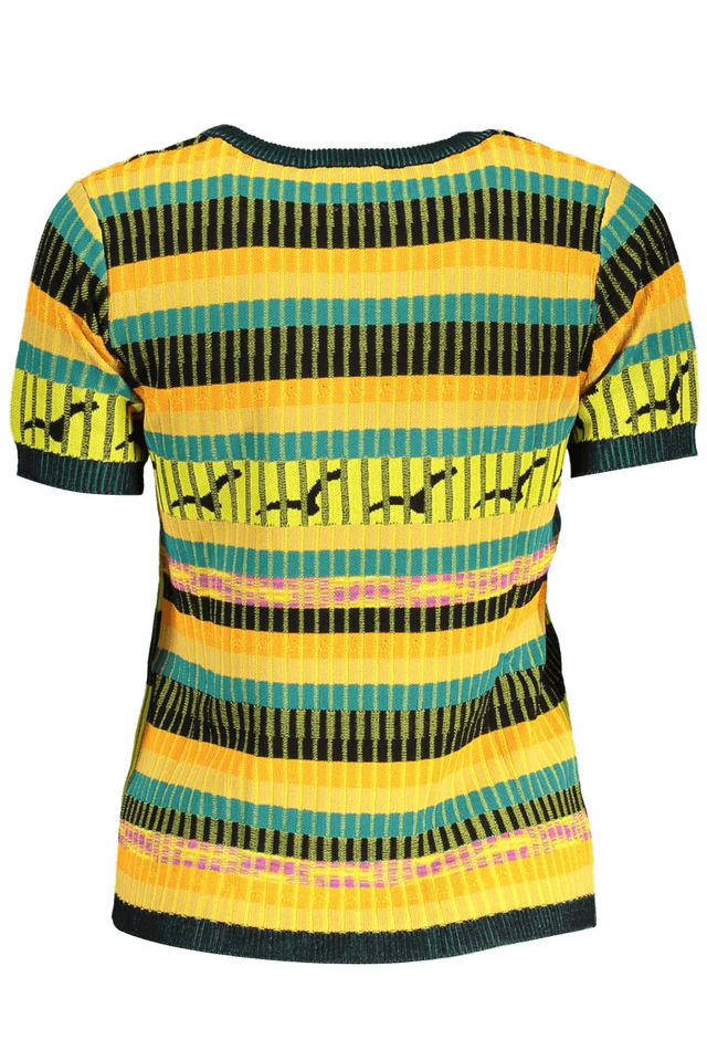 3127DESIGUAL MAGLIA DONNA GIALLO