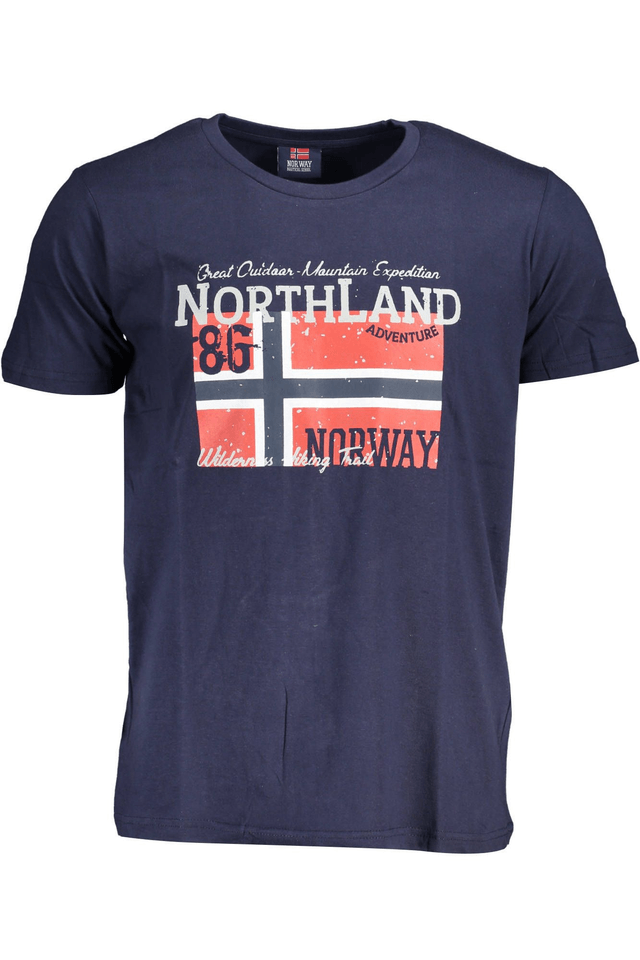 3954NORWAY 1963 T-SHIRT MANICHE CORTE UOMO BLU