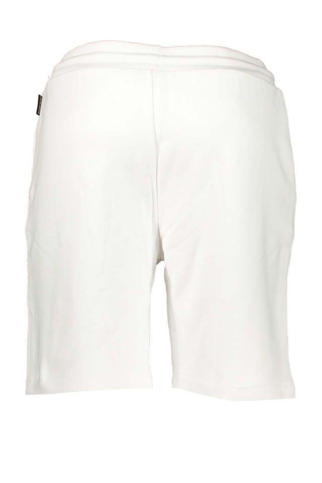 7685NAPAPIJRI PANTALONE SHORT UOMO BIANCO