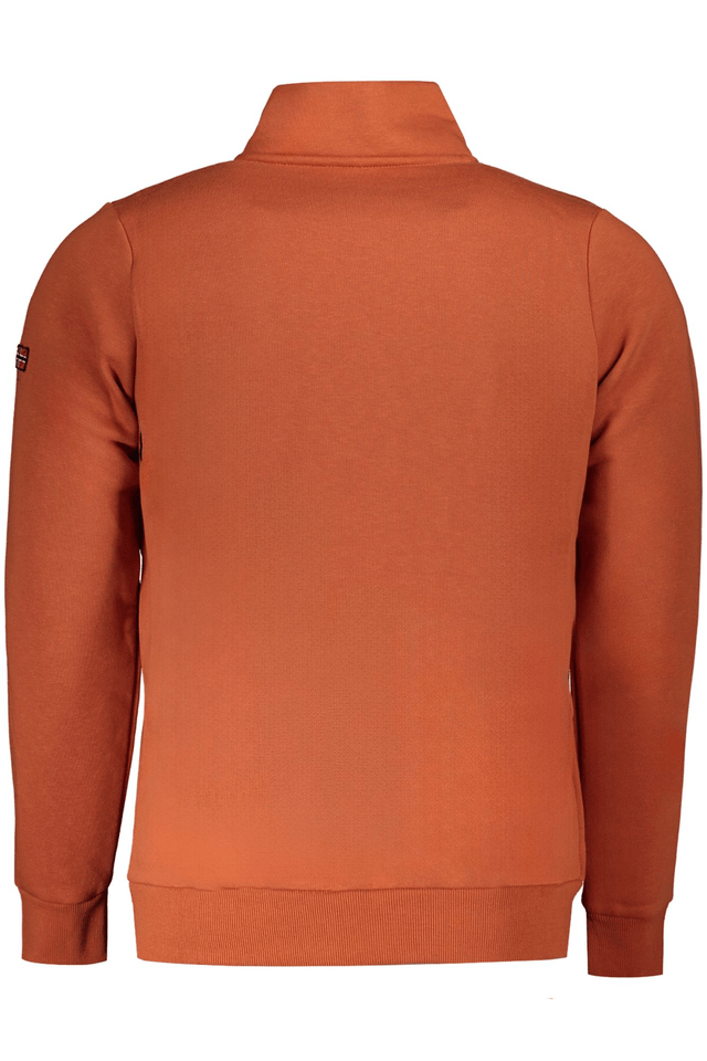 10109NORWAY 1963 FELPA CON ZIP UOMO MARRONE