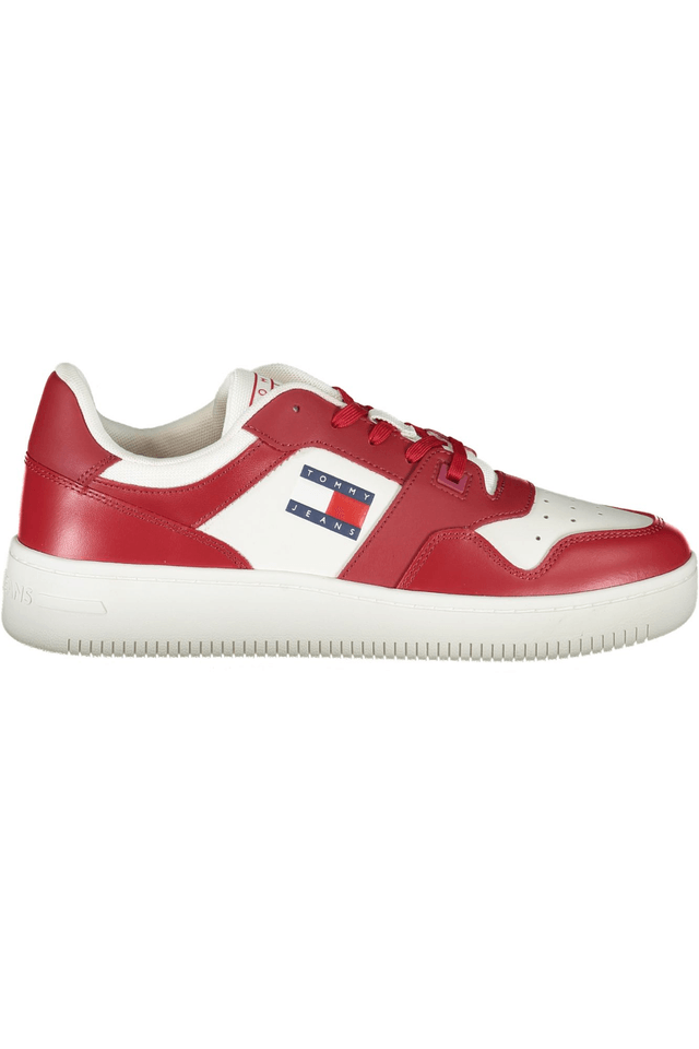 7766TOMMY HILFIGER CALZATURA SPORTIVA UOMO ROSSO