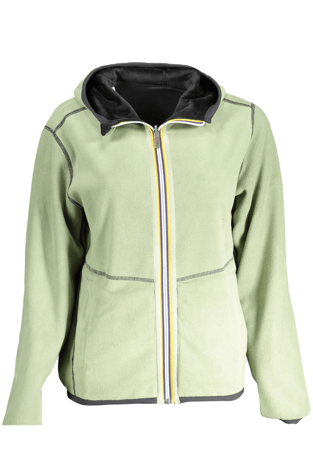 9150K-WAY FELPA CON ZIP DONNA NERO