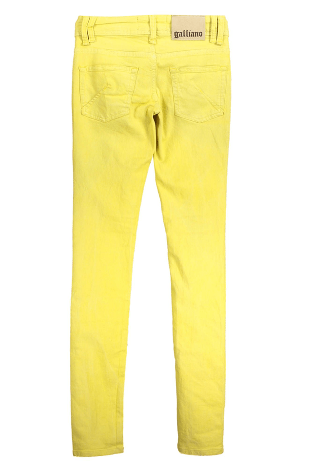 3030JOHN GALLIANO JEANS DENIM DONNA GIALLO