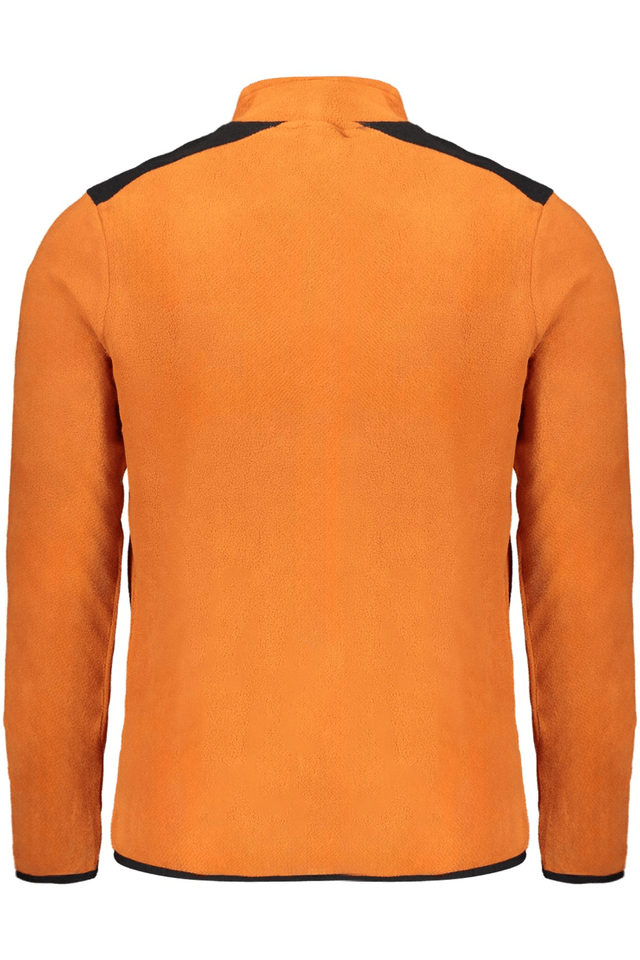 10186NORWAY 1963 FELPA CON ZIP UOMO ARANCIO