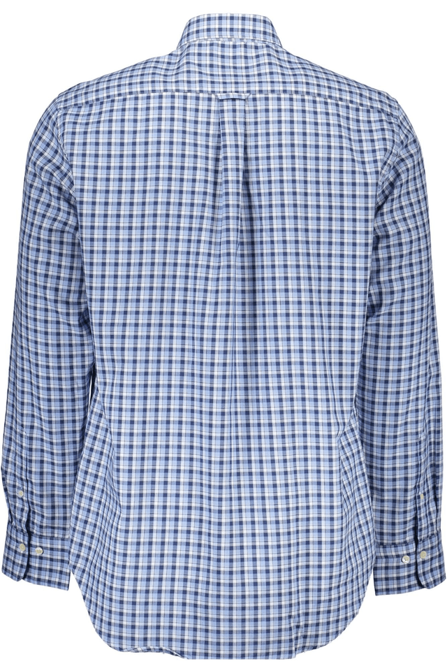 770GANT CAMICIA MANICHE LUNGHE UOMO AZZURRO