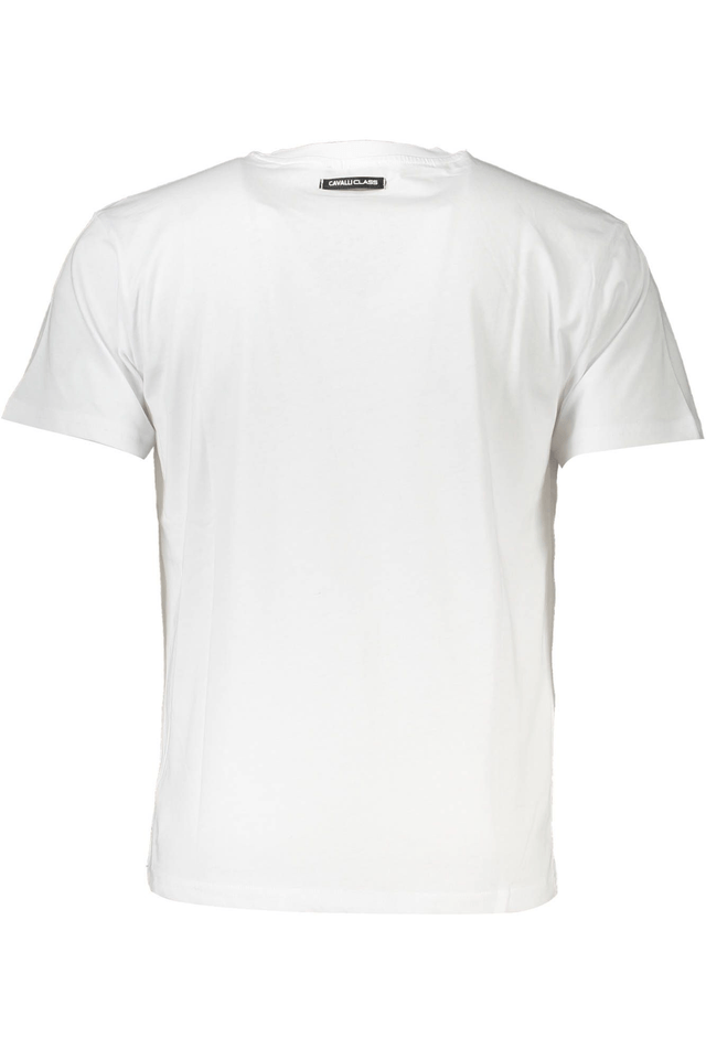 4168CAVALLI CLASS T-SHIRT MANICHE CORTE UOMO BIANCO