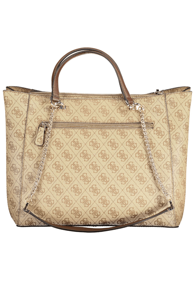 9679GUESS JEANS BORSA DONNA BEIGE