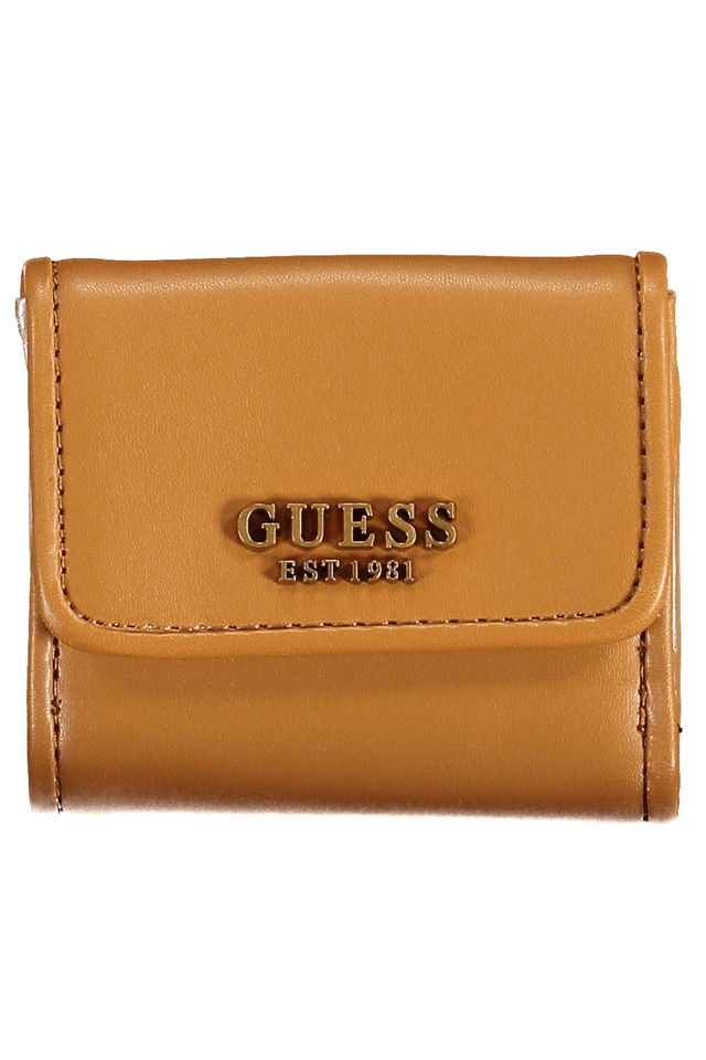 2074GUESS JEANS PORTAFOGLIO DONNA MARRONE