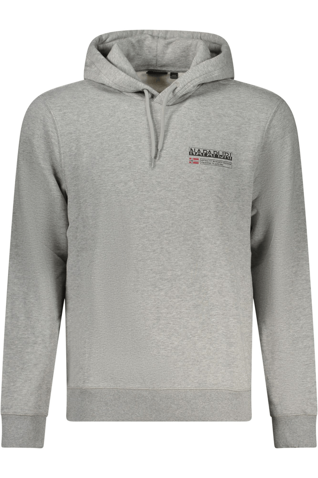 10388NAPAPIJRI FELPA SENZA ZIP UOMO GRIGIO