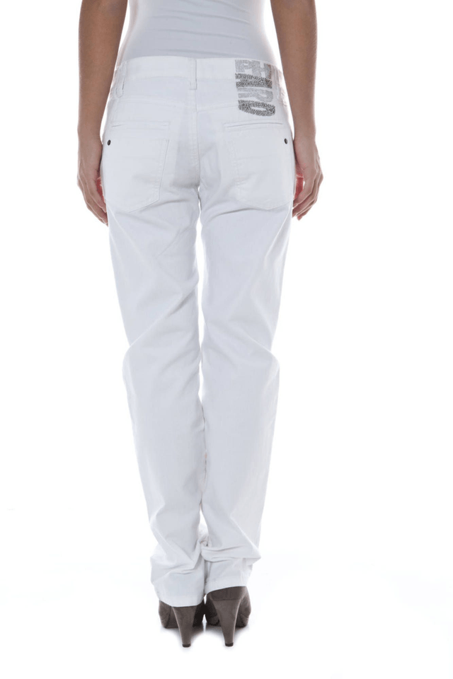 10PHARD PANTALONE DONNA BIANCO