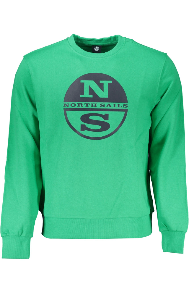 7113NORTH SAILS FELPA SENZA ZIP UOMO VERDE