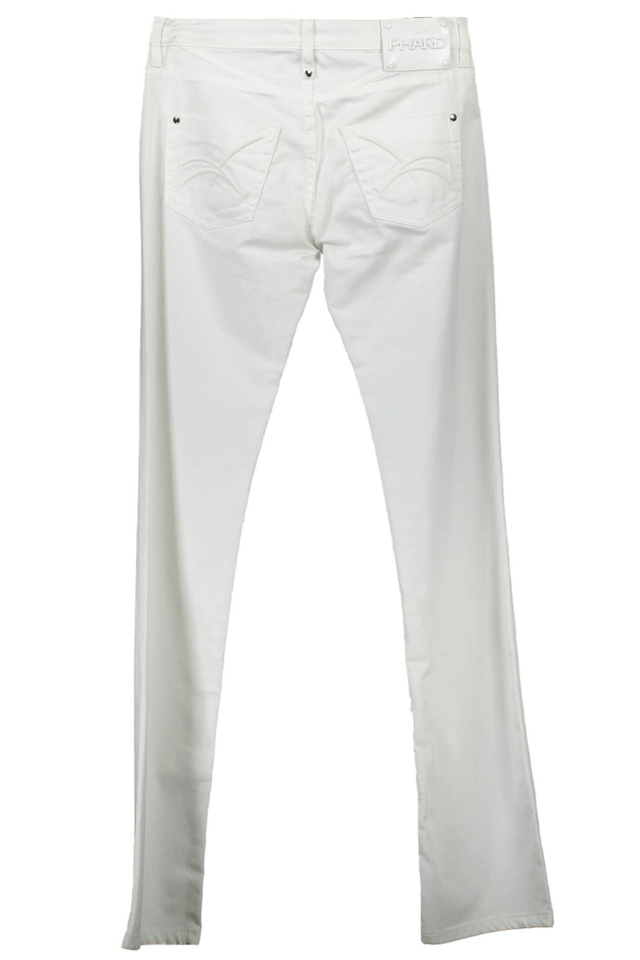 9PHARD PANTALONE DONNA BIANCO