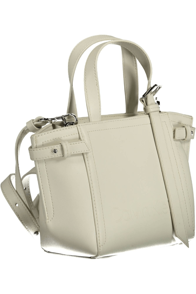 2063CALVIN KLEIN BORSA DONNA BIANCO